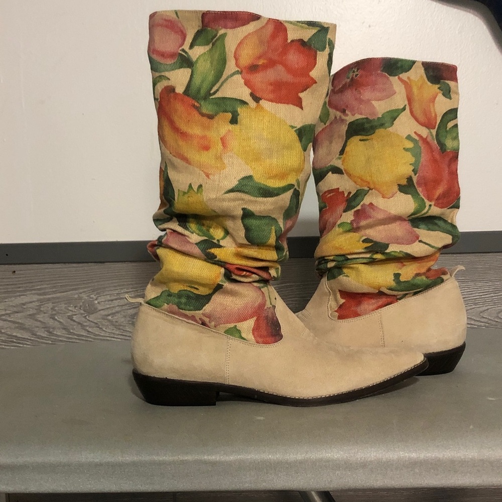 Donald J Pliner Western Couture Collection Slouch Boots